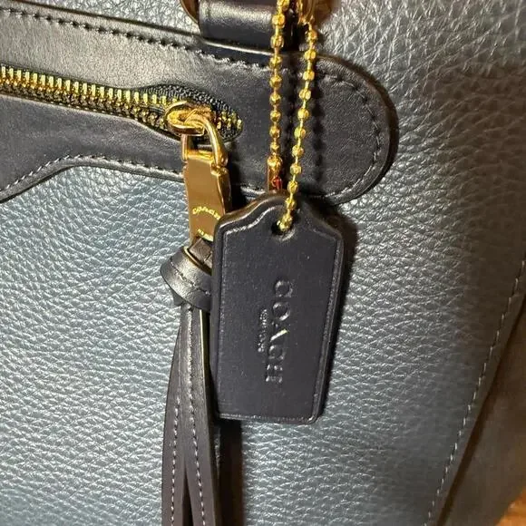 Coach NWT Kleo Carryall in Denim Blue– Style C5689 - Picture 5 of 10